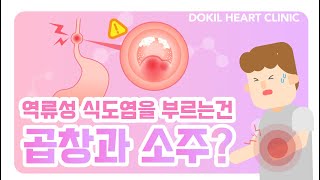 곱창과 소주 이 조합이 역류성 식도염에 주범?｜역류성 식도염[독일하트의원]
