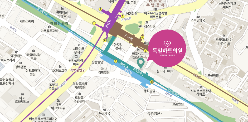 주소 : 서울시 서대문구 창천동 506-20 아륭빌딩 3층(홍대입구역 5번 출구)